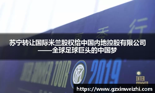 苏宁转让国际米兰股权给中国内地控股有限公司——全球足球巨头的中国梦