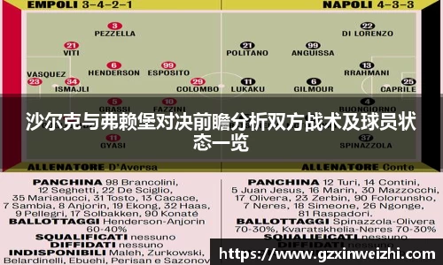 沙尔克与弗赖堡对决前瞻分析双方战术及球员状态一览