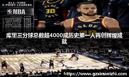 库里三分球总数超4000成历史第一人再创辉煌成就